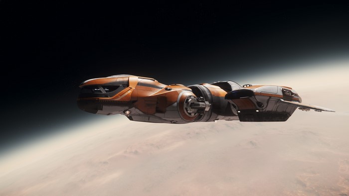 4K Star Citizen MISC Freelancer spaceship