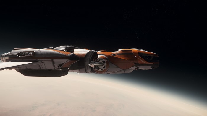 4K Star Citizen MISC Freelancer spaceship