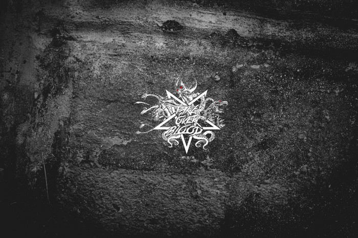 Take Over Blood logo on grunge background