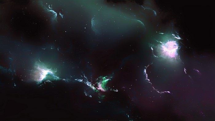 4K Space Art Galaxy Universe