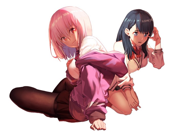 Shinjou Akane and Takarada Rikka from SSSS.GRIDMAN fan art