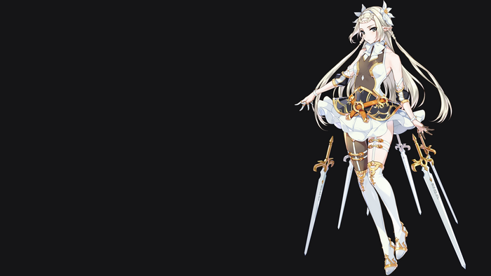 Elven girl with swords from Epic Seven