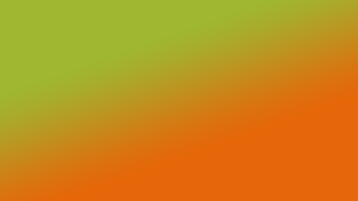 Soft gradient with green and orange colors
