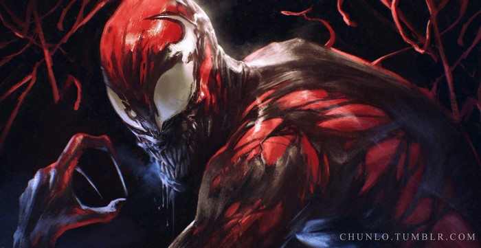 Carnage from Spider-Man artwork by Chun Lo