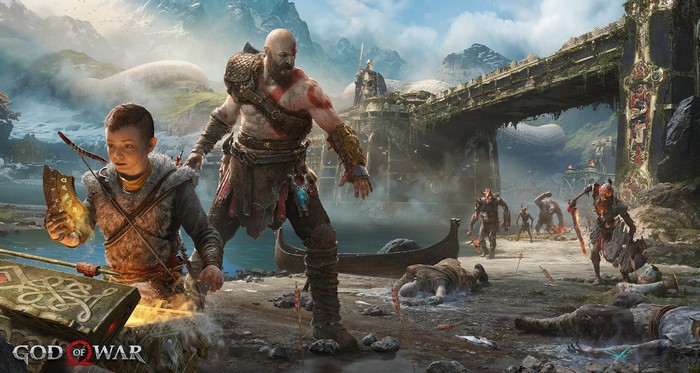 Kratos and Atreus from God of War