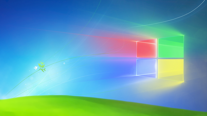 4K Microsoft Windows Glass Design Logo