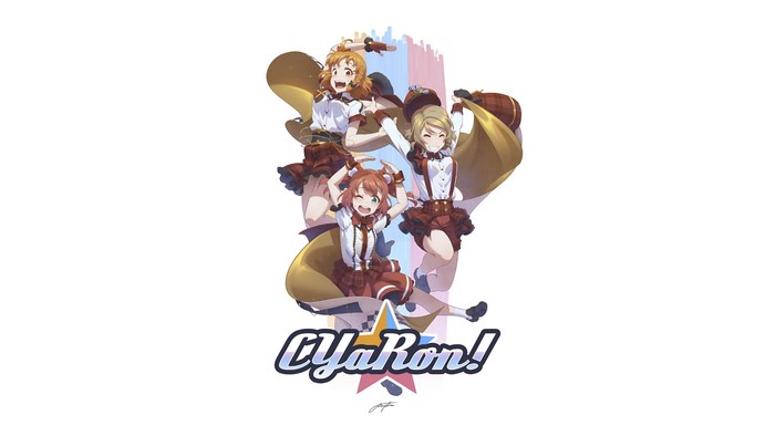 4K Love Live! Sunshine! CYaRon! anime girls
