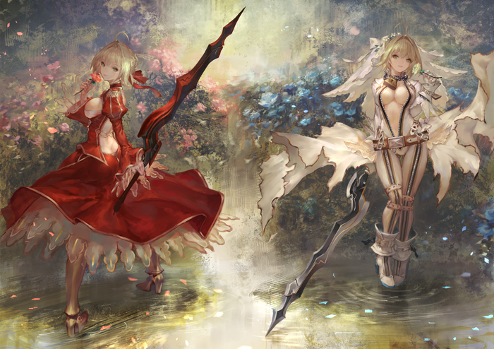 Saber Bride from Fate/Grand Order