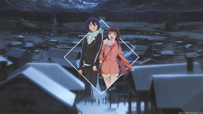 Yato and Hiyori from Noragami