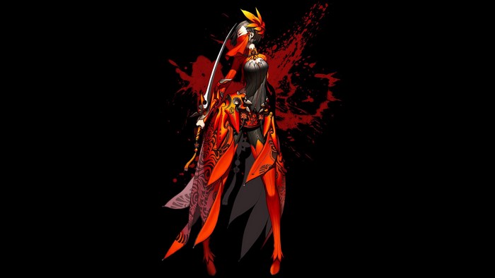 Woman with sword from Blade and Soul