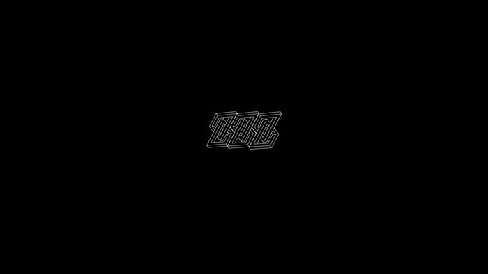 Geometric optical illusion logo