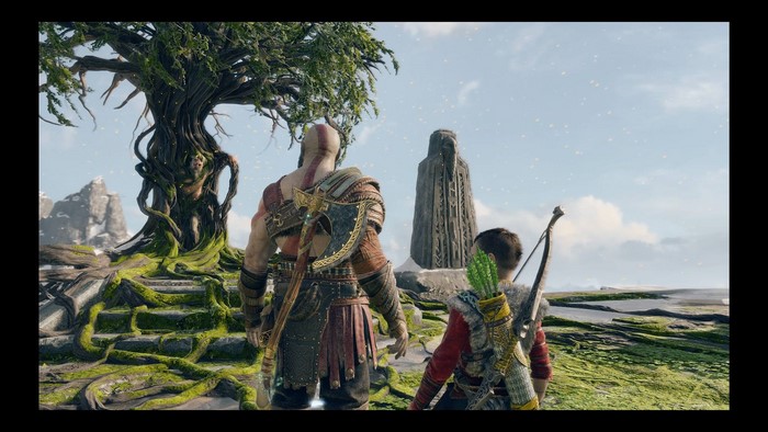 Kratos and Atreus from God of War