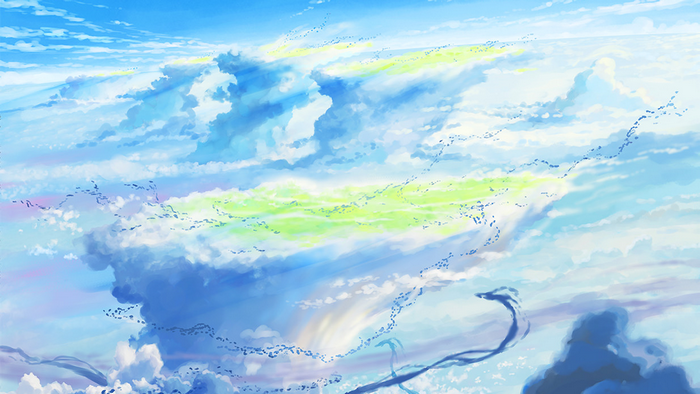 Tenki no Ko anime sky with clouds