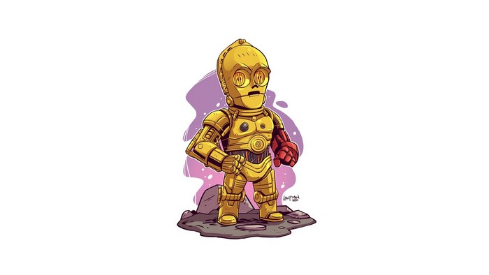 C-3PO from Star Wars by Derek Laufman