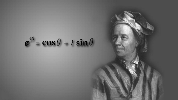 Leonhard Euler's formula e^{i	heta} = cos 	heta + i sin 	heta