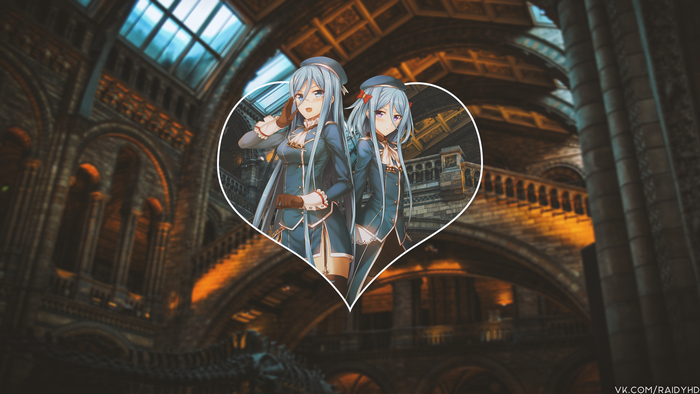 4K Anime Girls in Heart Frame