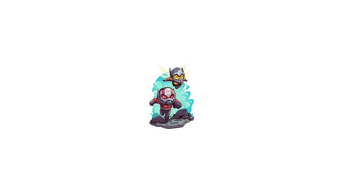 Ant-Man and The Wasp from Marvel Comics by Derek Laufman