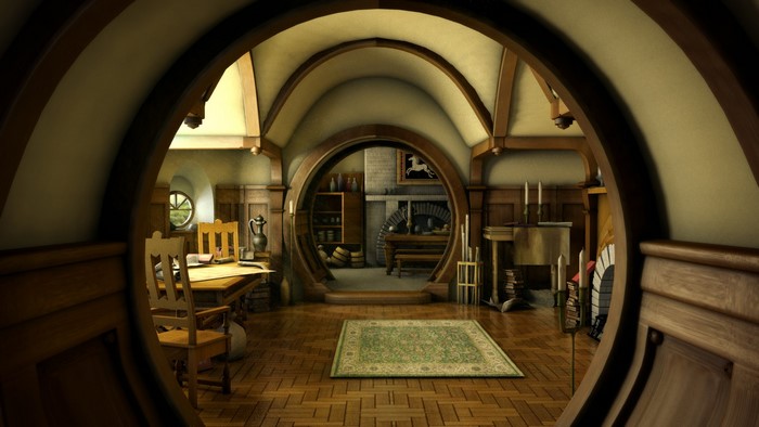 Interior of Bag End from The Lord of the Rings