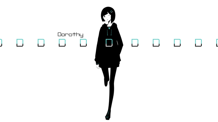 Dorothy anime character in black hoodie