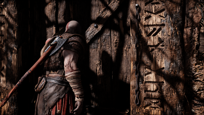 Kratos from God of War (2018) with Leviathan Axe