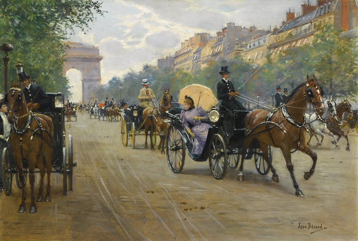 Jean Béraud Parisian Street Scene