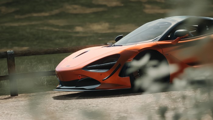Orange McLaren 720S from Forza Horizon 4