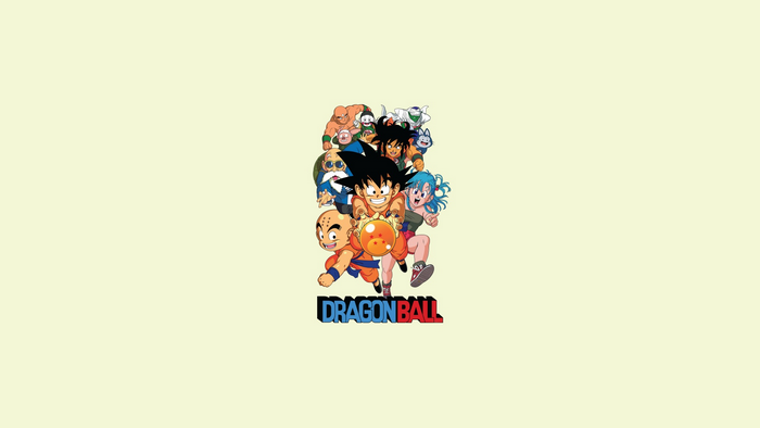 Dragon Ball characters with Son Goku and Kuririn