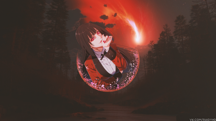 4K Jabami Yumeko from Kakegurui anime