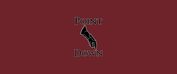 Point Down logo from Dark Souls