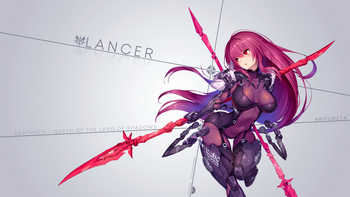 Scathach from Fate/Grand Order as Lancer