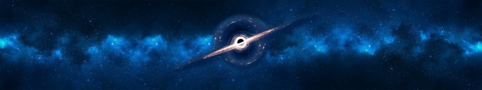 4K Black Hole in Space