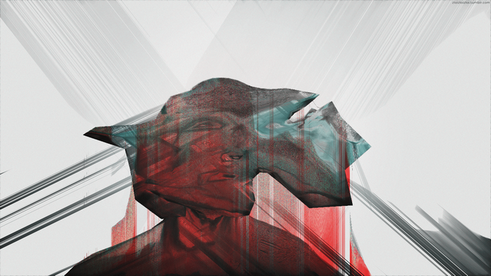 4K Abstract Glitch Art