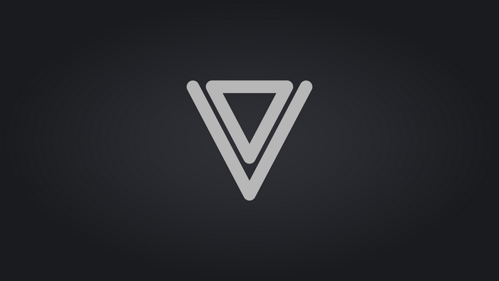 Minimalist double triangle digital art
