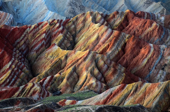 Rainbow Mountains Landscape