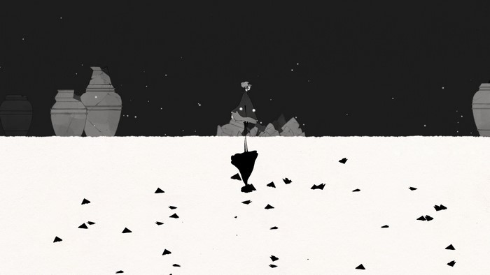 Gris video game art