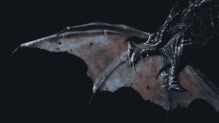 Alduin the dragon from The Elder Scrolls V: Skyrim