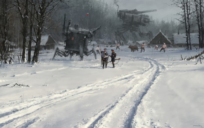 Iron Harvest artwork by Jakub Różalski
