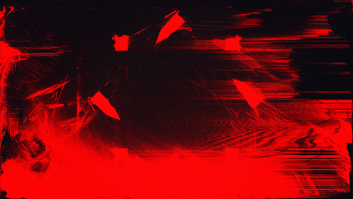 Abstract Red Glitch Art 4K