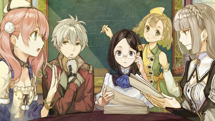 Atelier Escha & Logy: Alchemists of the Dusk Sky characters