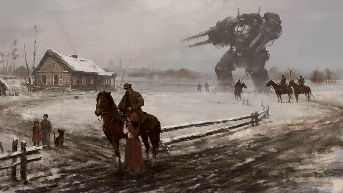 Iron Harvest: Jakub Różalski's Alternative History Painting
