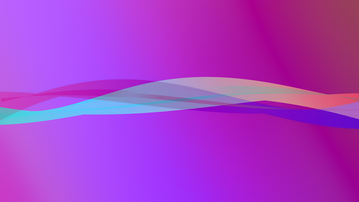 Abstract gradient with flowing shapes