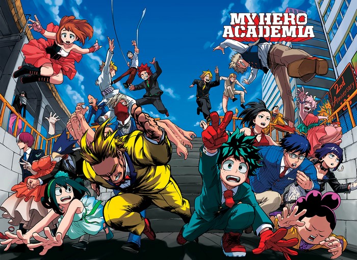 My Hero Academia characters in suits