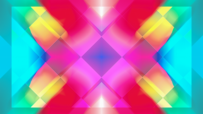 Abstract colorful digital art with cyan