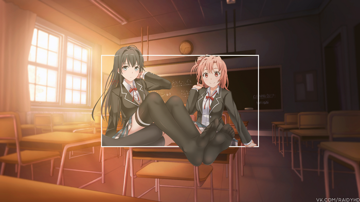 Yukinoshita Yukino and Yuigahama Yui from Yahari Ore no Seishun Love Comedy wa Machigatteiru