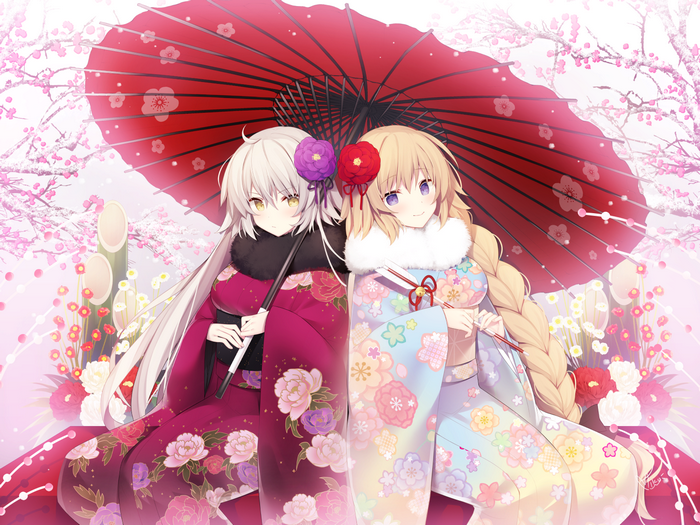 Jeanne d'Arc and Jeanne Alter from Fate/Grand Order