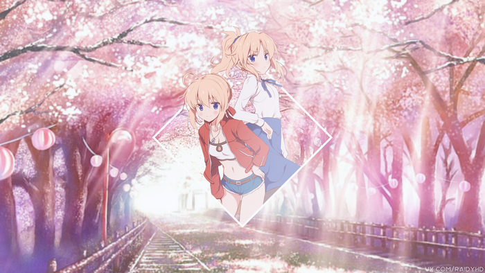 Saber of Red and Mordred from Fate/Apocrypha