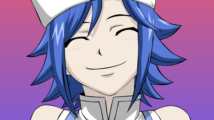 Juvia Lockser from Fairy Tail smiling
