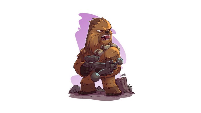 Chewbacca from Star Wars by Derek Laufman