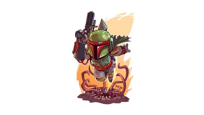 Boba Fett from Star Wars by Derek Laufman