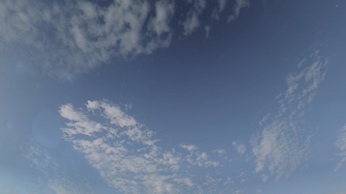 Sky with clouds